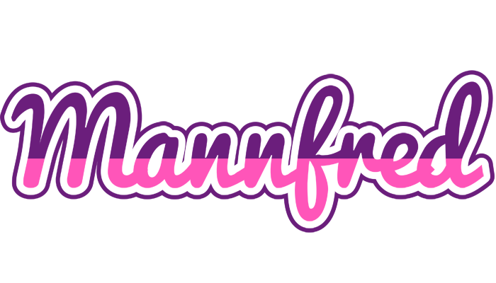 Mannfred cheerful logo