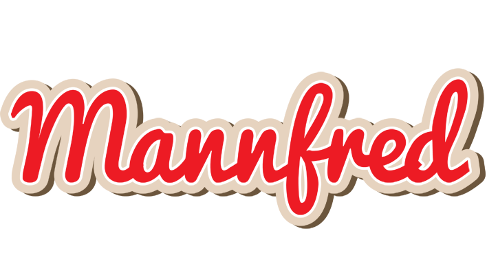 Mannfred chocolate logo