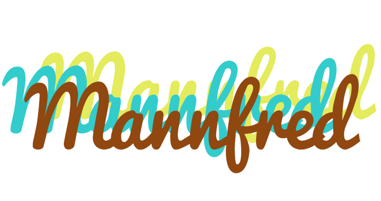 Mannfred cupcake logo