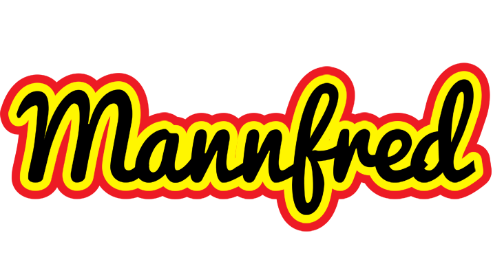 Mannfred flaming logo