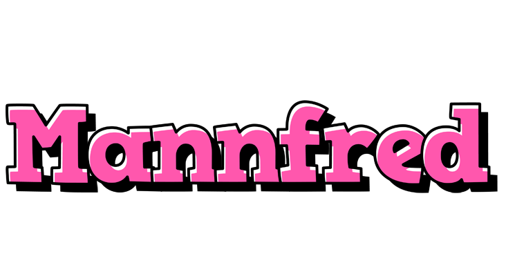 Mannfred girlish logo