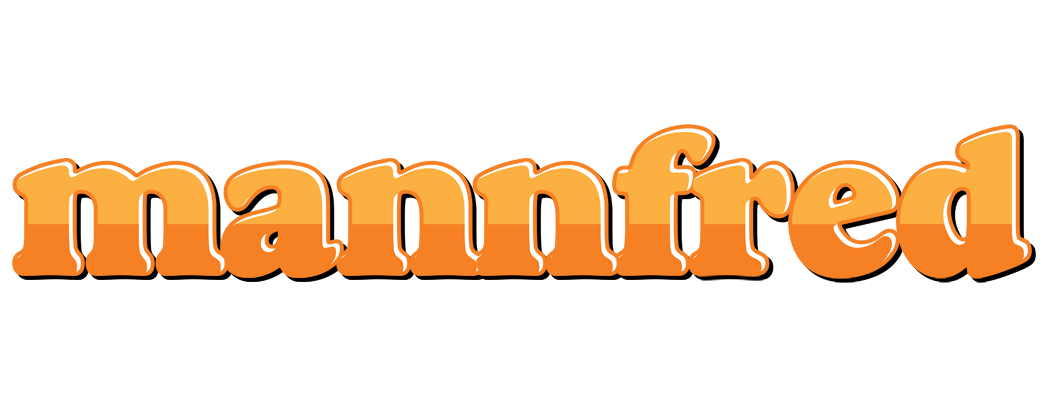 Mannfred orange logo