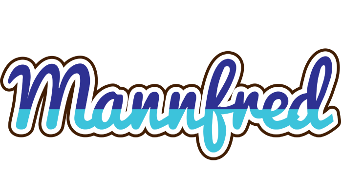 Mannfred raining logo