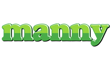 Manny apple logo