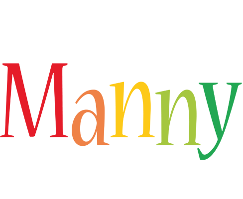 Manny birthday logo