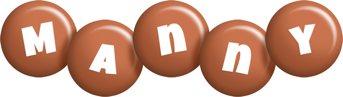 Manny candy-brown logo