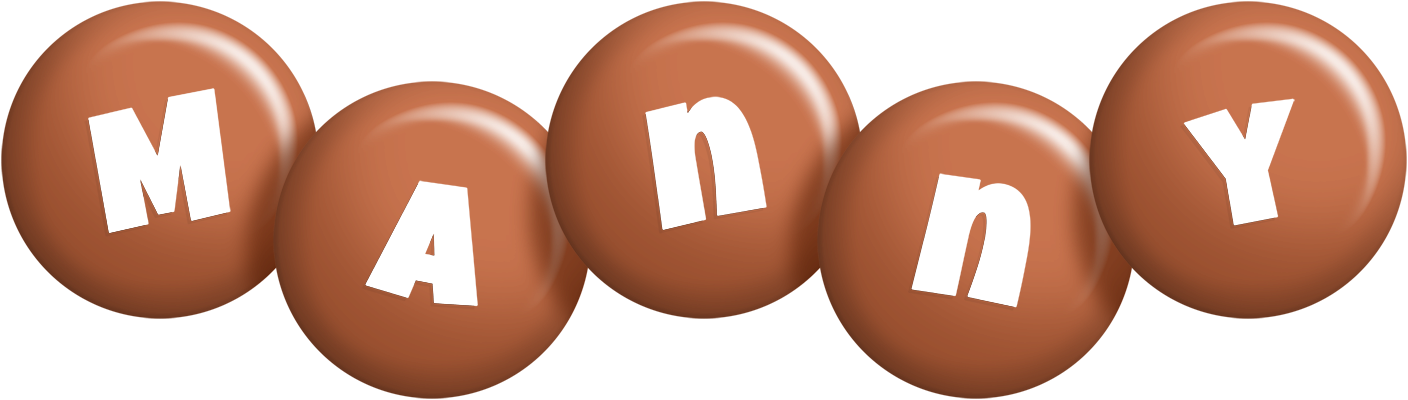 Manny candy-brown logo