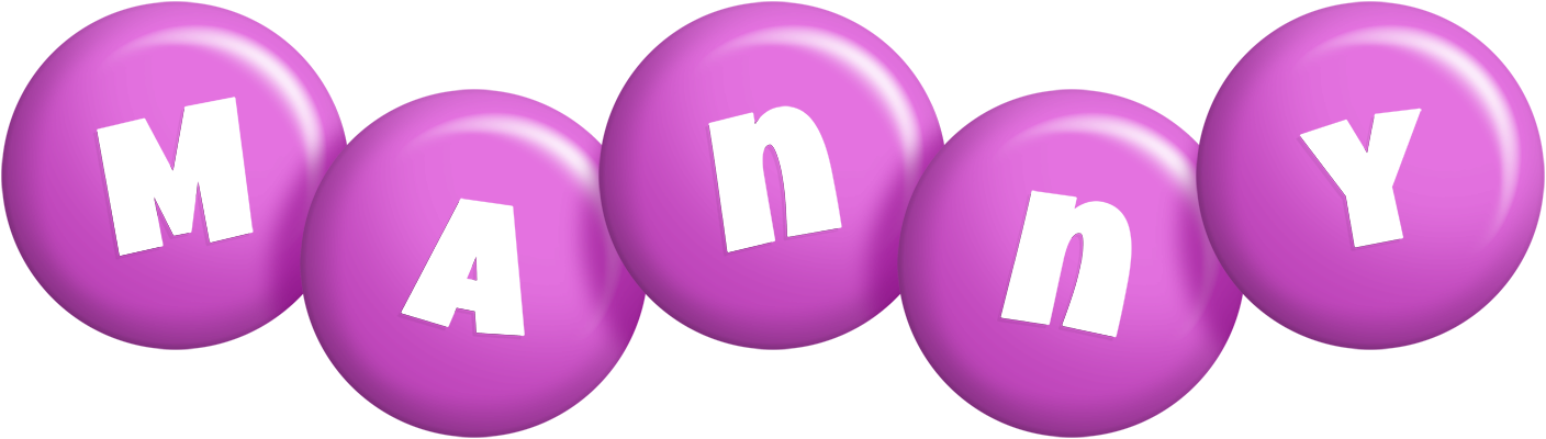 Manny candy-purple logo