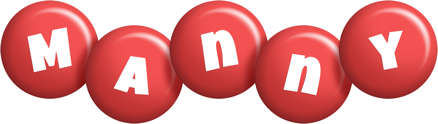 Manny candy-red logo