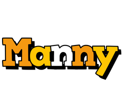 Manny cartoon logo