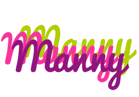 Manny flowers logo