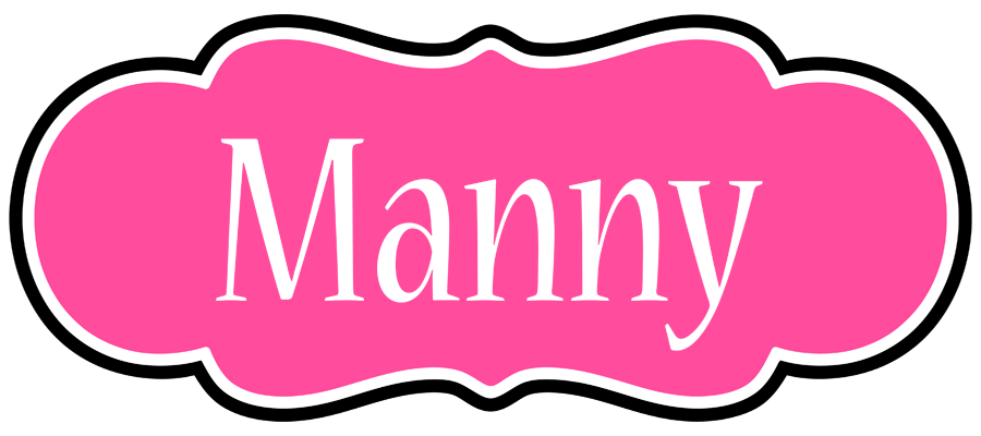 Manny invitation logo