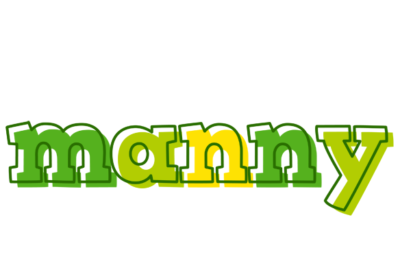 Manny juice logo