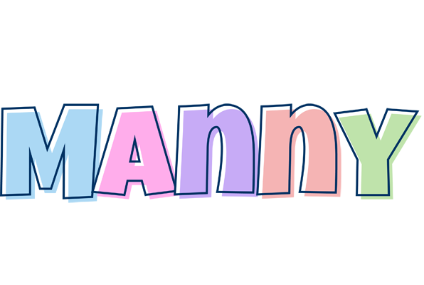 Manny pastel logo