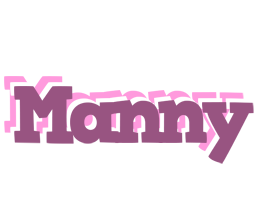 Manny relaxing logo