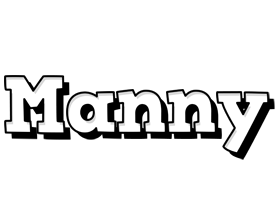 Manny snowing logo