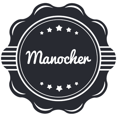 Manocher badge logo
