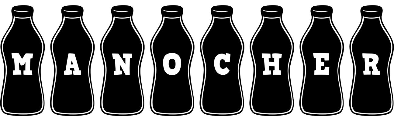 Manocher bottle logo