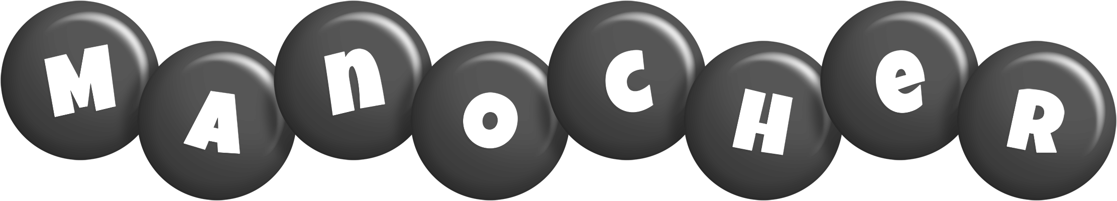Manocher candy-black logo