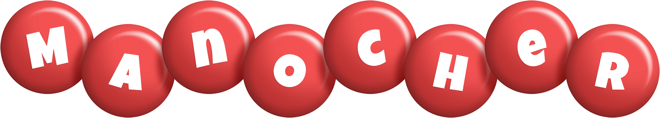 Manocher candy-red logo