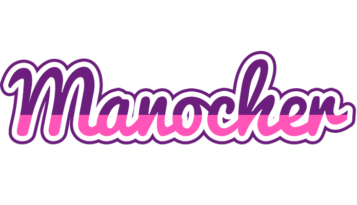 Manocher cheerful logo