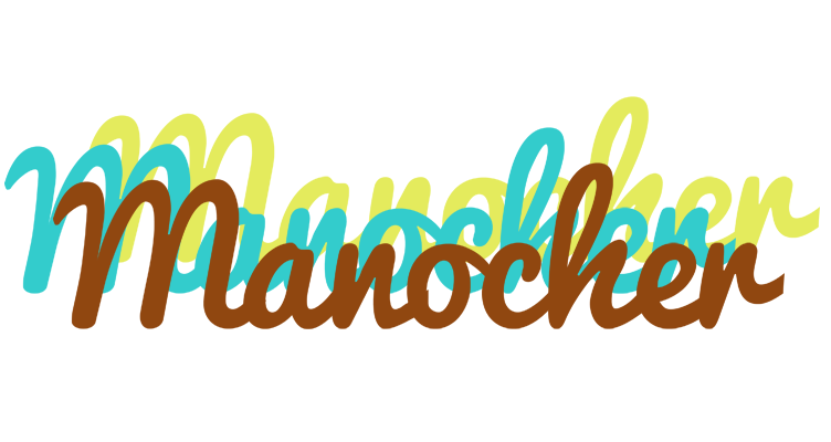 Manocher cupcake logo