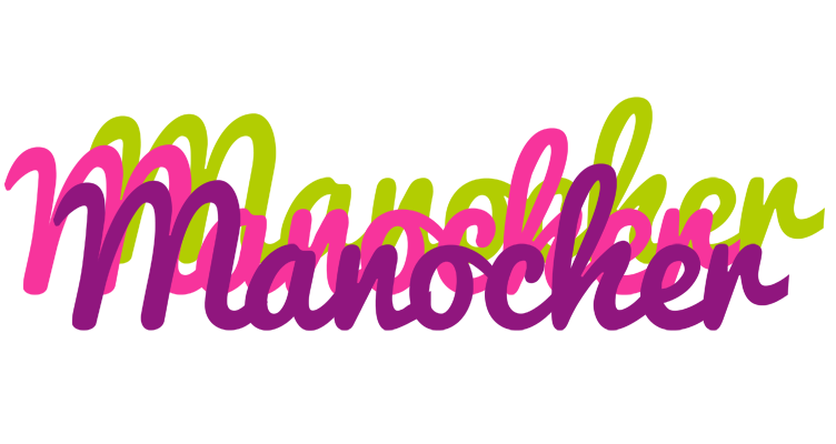 Manocher flowers logo