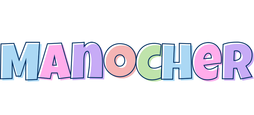 Manocher pastel logo