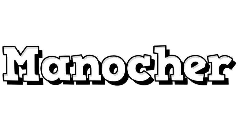 Manocher snowing logo