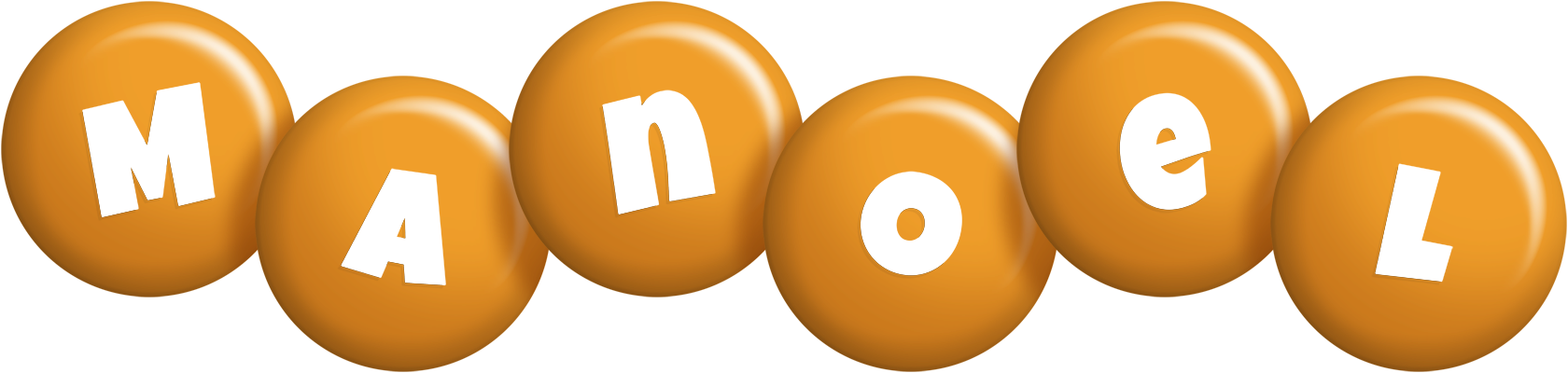 Manoel candy-orange logo