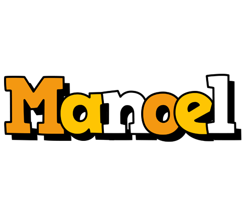 Manoel cartoon logo