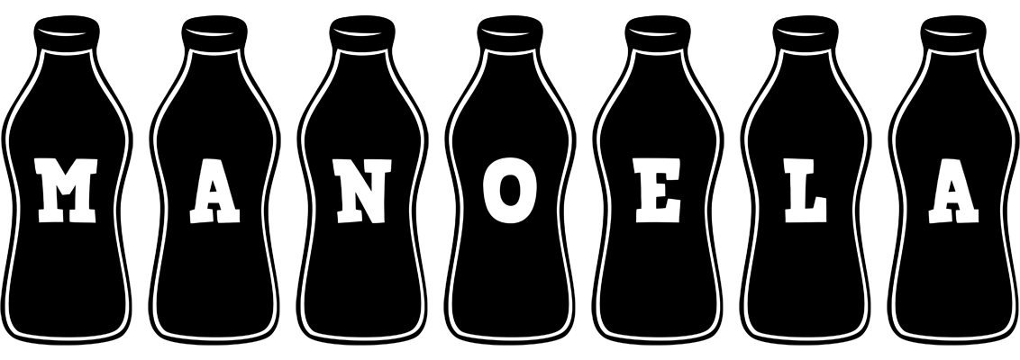 Manoela bottle logo