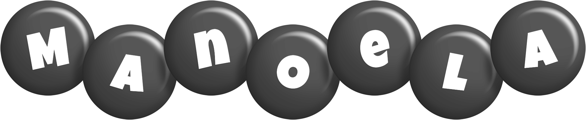Manoela candy-black logo