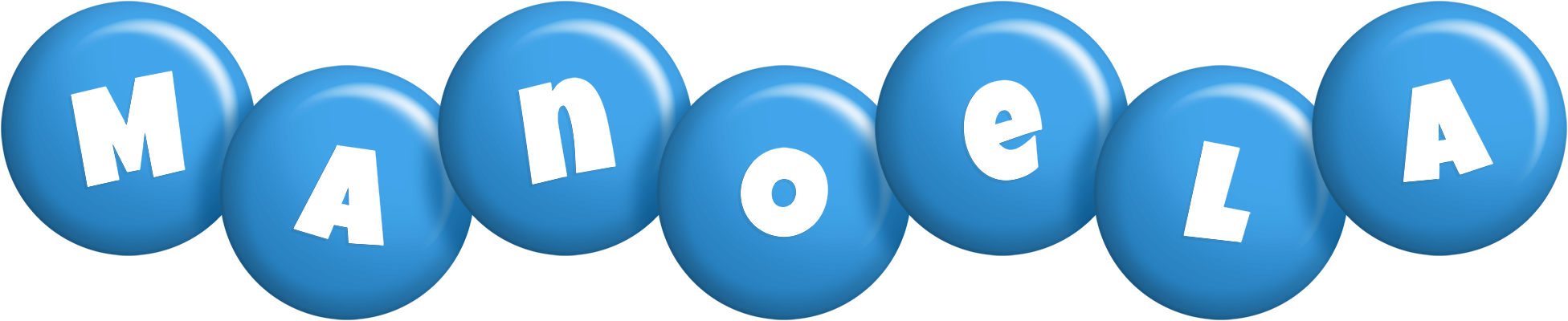Manoela candy-blue logo