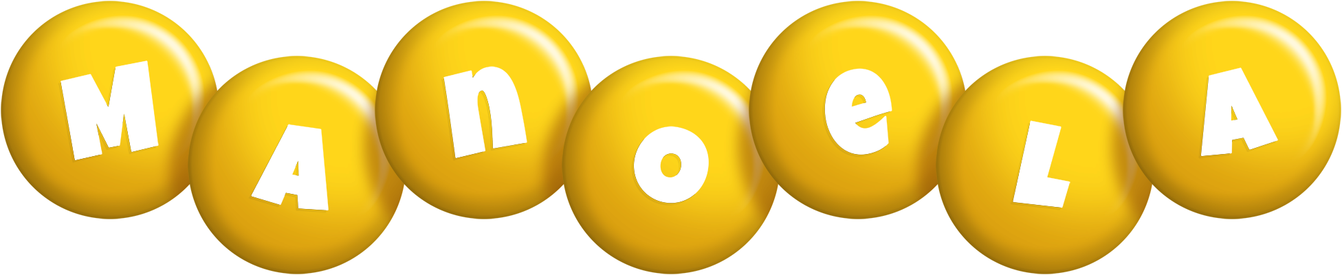 Manoela candy-yellow logo