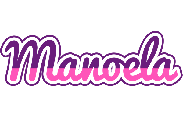 Manoela cheerful logo