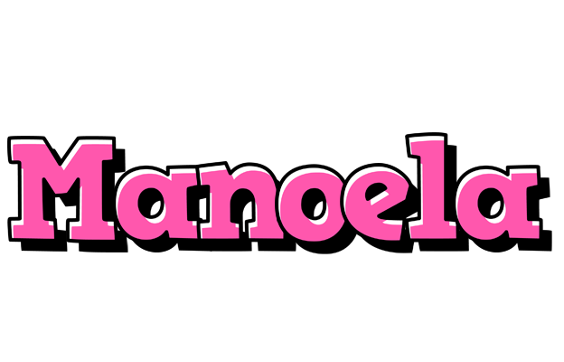 Manoela girlish logo