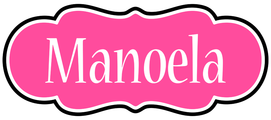 Manoela invitation logo