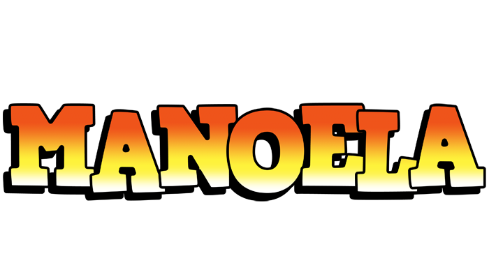 Manoela sunset logo