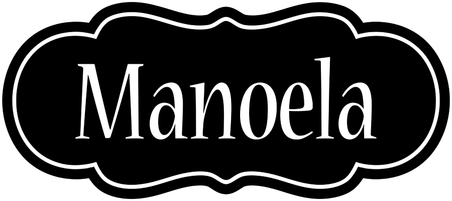 Manoela welcome logo