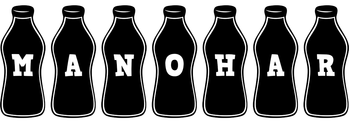 Manohar bottle logo