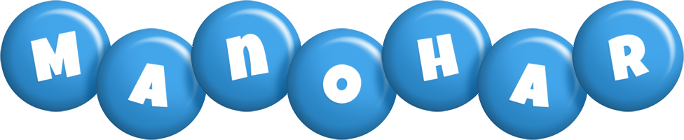 Manohar candy-blue logo