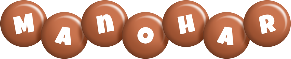 Manohar candy-brown logo