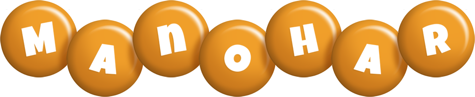 Manohar candy-orange logo
