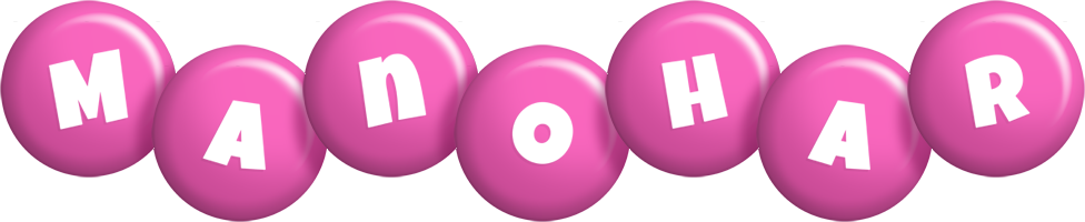 Manohar candy-pink logo