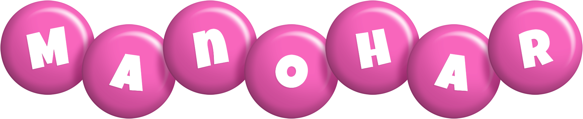 Manohar candy-pink logo