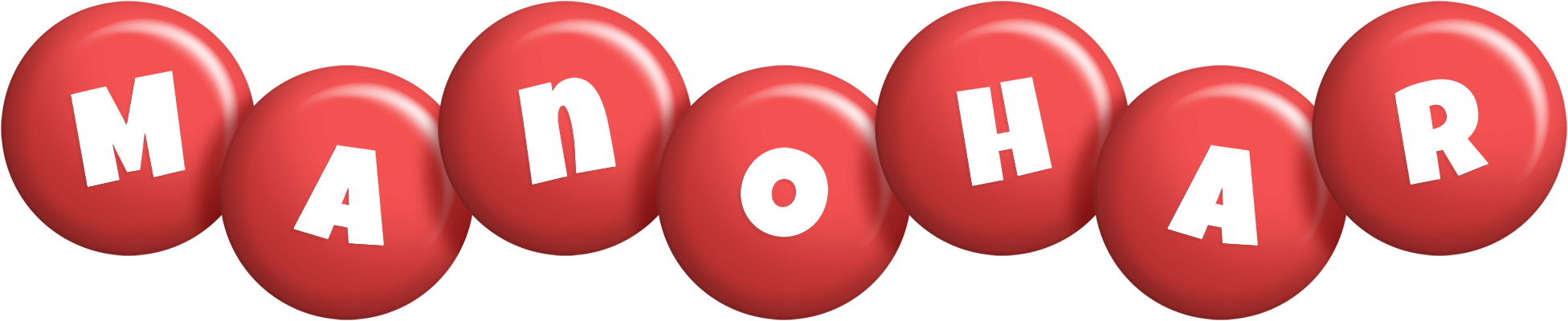 Manohar candy-red logo