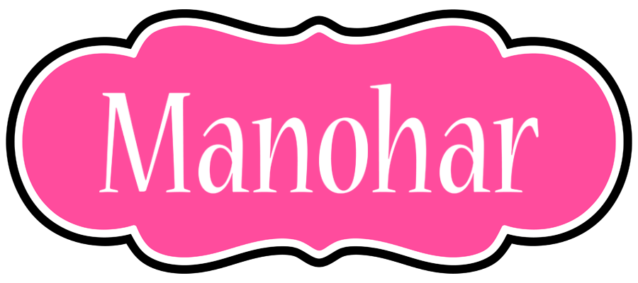 Manohar invitation logo