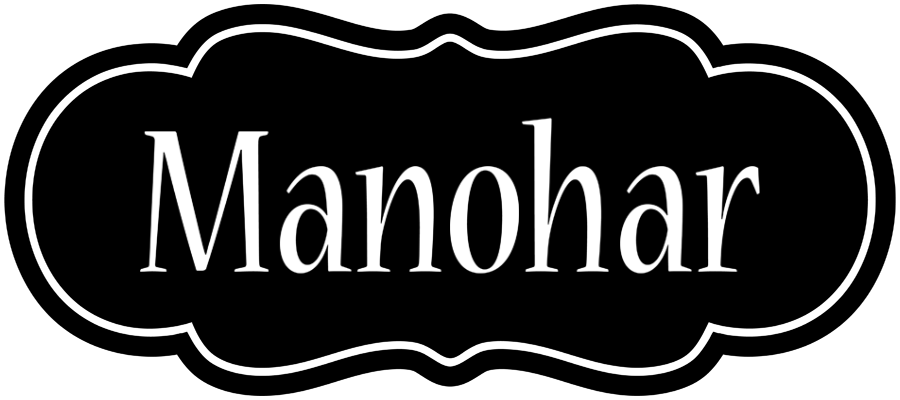 Manohar welcome logo