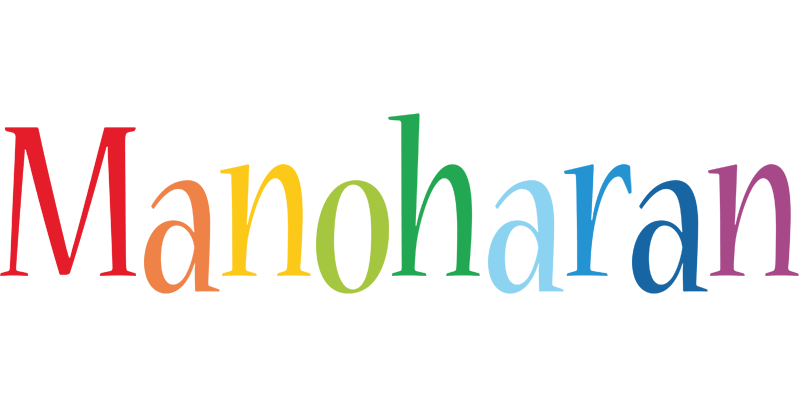 Manoharan birthday logo